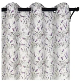 zaslona-gotowa-na-przelotkach-140x250-w-liscie-kwiaty-lawendy-zaslony