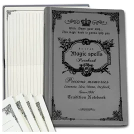 szary-notes-planer-notatnik-linia-160-kartek-zdobiona-twarda-okladka-a5
