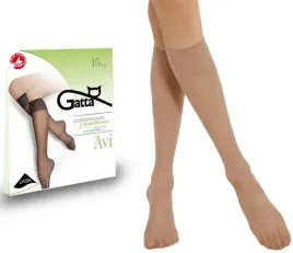 gatta-podkolanowki-avi-lycra-15den-2-pary-daino