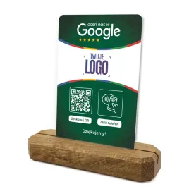 stojak-prezenter-z-qr-nfc-i-logo-firmy-do-opinii-w-google-podklad-debowy