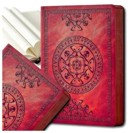 czerwony-notes-planer-notatnik-z-okladka-eko-skora-144-kartek-na-prezent-a6