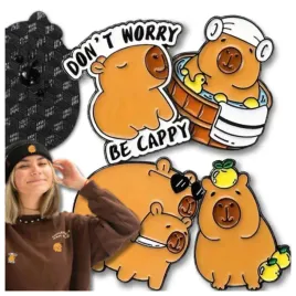 przypinka-broszka-zestaw-4-sztuk-metal-kapibara-ozdoba-do-butow-ubran-pin