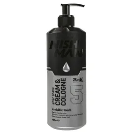 nishman-after-shave-no-5-invisible-2w1-balsam-woda-kolonska-w-kremie-400ml