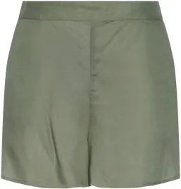 pieces-klasyczne-spodenki-khaki-z-wiskozy-bez-zapiecia-s-x-a