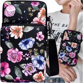 torebka-na-telefon-portfel-kopertowka-2w1-miejska-w-kwiatki-etui-na-ramie