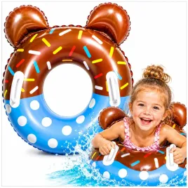 dmuchane-kolo-do-plywania-dla-dzieci-kolorowe-paczek-donut-z-uchwytami-60cm