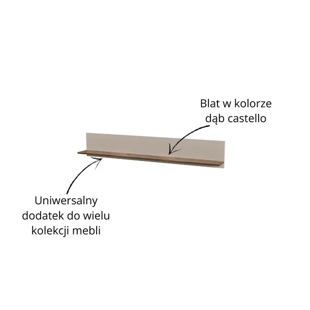 polka-scienna-wiszaca-mebelbos-evo-dluga-150-cm-grubosc-16-mm-kaszmir-dab-glebokosc-mebla-17-6-cm