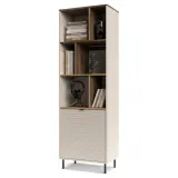 regal-pokojowy-wysoki-mebelbos-evo-195-cm-z-drzwiami-3-polki-kaszmir-dab-liczba-polek-3