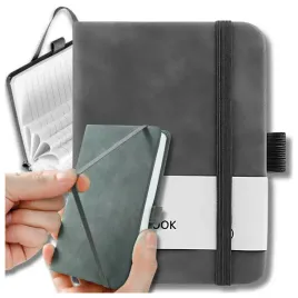 kieszonkowy-szary-mini-notes-planer-notatnik-zeszyt-linie-a7-100-kartek