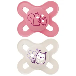 mam-start-smoczek-dla-noworodka-02-miesiace-slimak-lis-2-szt-etui-silikon