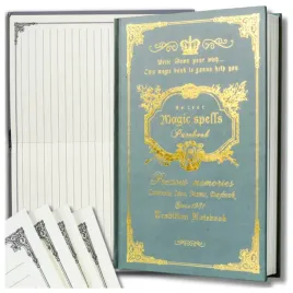 zielony-notes-planer-notatnik-linia-zdobiona-twarda-okladka-a5-160-kartek