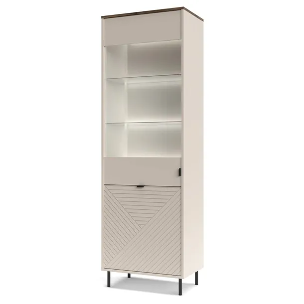 witryna-wysoka-stojaca-mebelbos-evo-195-cm-2-drzwi-kaszmir-glebokosc-mebla-40-cm