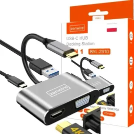 adapter-hub-przejsciowka-usb-c-4w1-hdmi-4k-vga-usb-zenwire-byl-2310