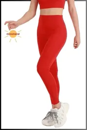gladkie-legginsy-damskie-wysoki-stan-czerwone-xl-5ia