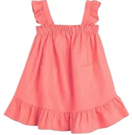 koton-baby-rozowa-sukienka-dla-dziewczynki-z-falbanami-len-74-80cm-j7a