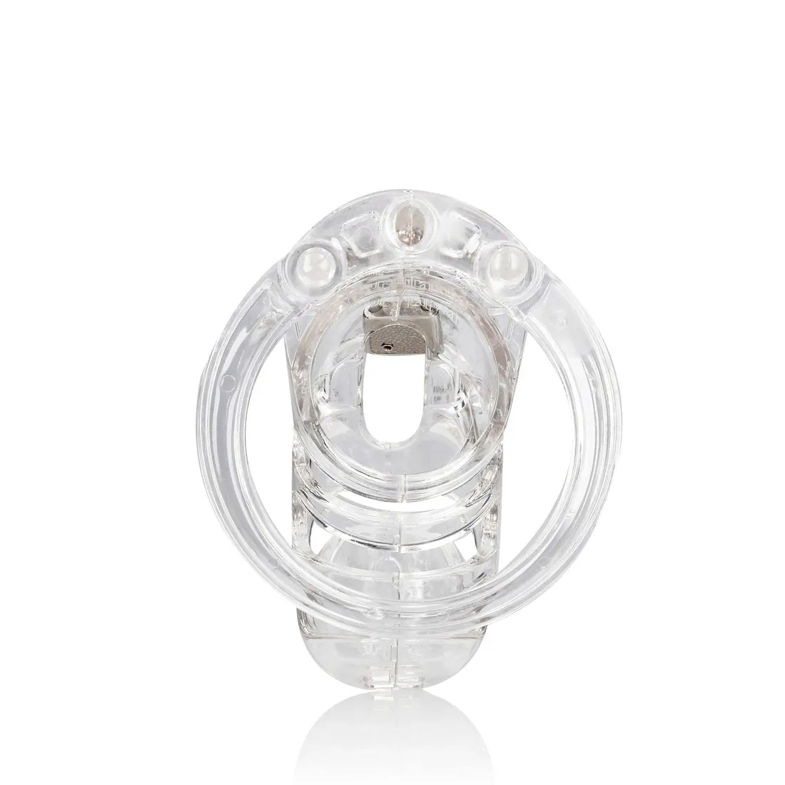 model-25-chastity-cage-3-5-9-cm-transparent