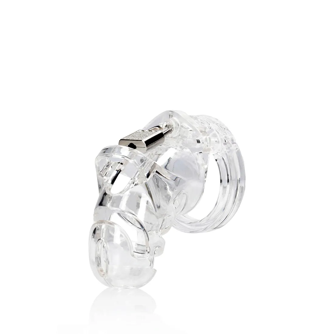 model-25-chastity-cage-3-5-9-cm-transparent-waga-z-opakowaniem-0-1-kg