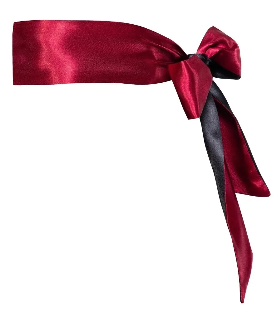 bondage-scarf-red-black-kolor-czerwony