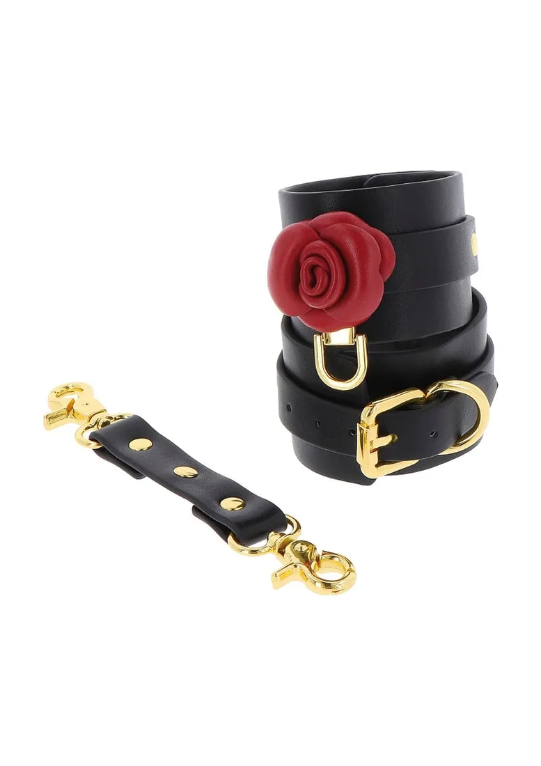 wild-roses-ankle-cuffs-black-waga-z-opakowaniem-0-15-kg