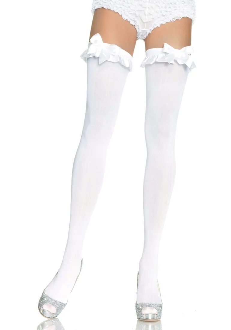 opaque-thigh-highs-with-bow-white