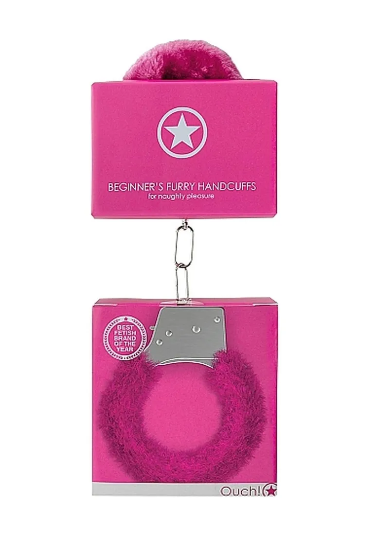 beginners-handcuffs-furry-pink