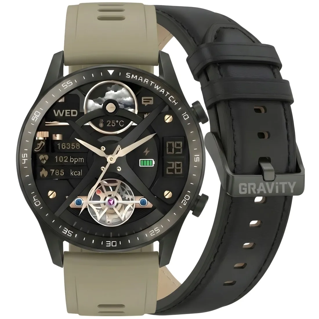 smartwatch-gravity-czarny-2-paski-gt10-2