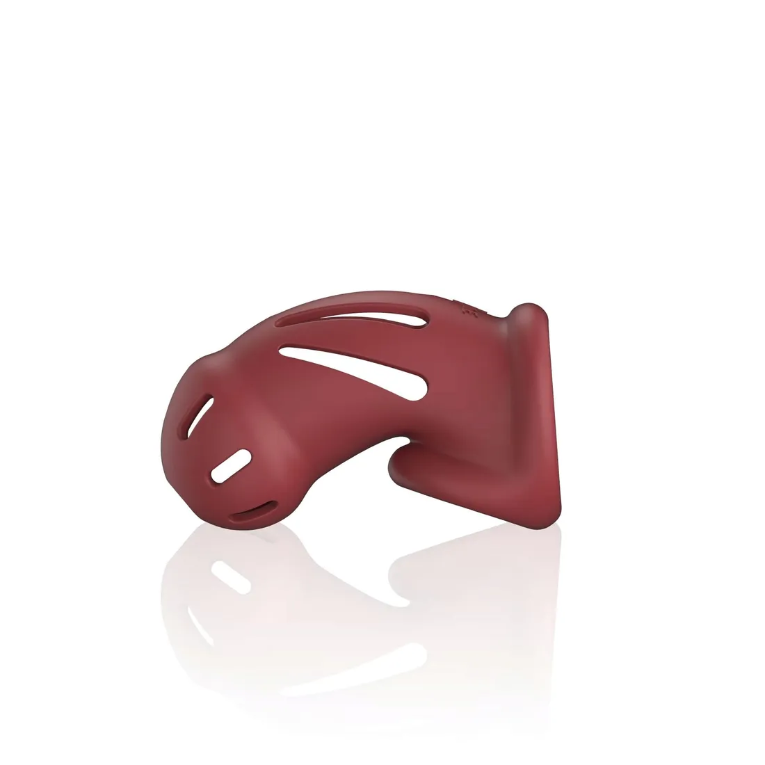 model-28-ultra-soft-silicone-chastity-cage-red