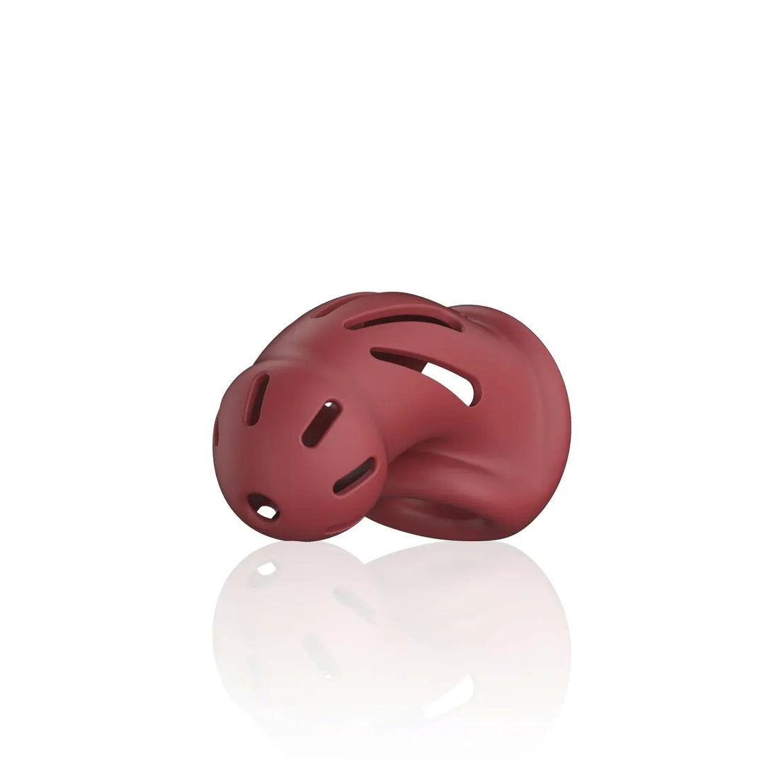 model-28-ultra-soft-silicone-chastity-cage-red