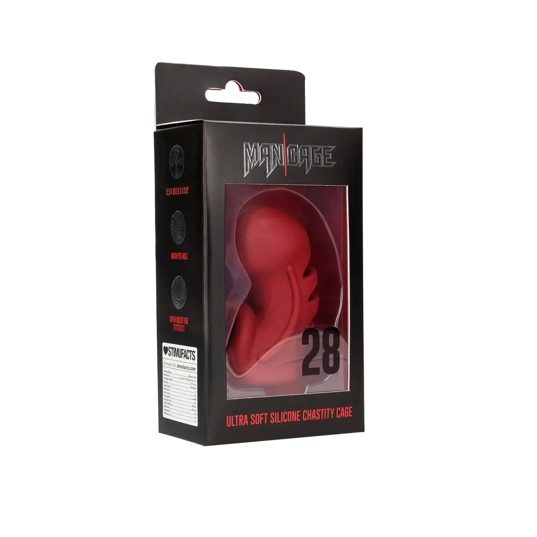 model-28-ultra-soft-silicone-chastity-cage-red