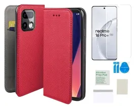 etui-z-klapka-do-realme-16-pro-plus-5g-pokrowiec-czerwony-folia-ochronna