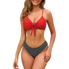 damski-stoj-kapielowy-dwuczesciowy-bikini-komplet-modelujacy-czerwony-xxl