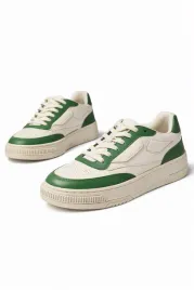 reebok-sportowe-buty-skorzane-sznurowane-zielone-detale-45-i2e