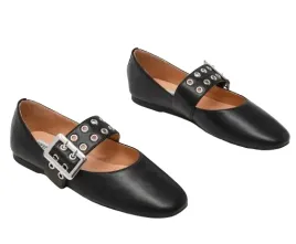 steve-madden-czarne-baleriny-z-ozdobna-klamra-skora-37-t7a