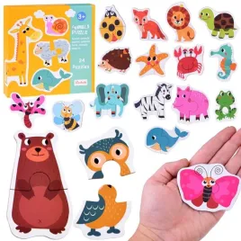 kolorowe-puzzle-ukladanka-24-zwierzatka-lew-krowa-motyl-lis-za4749
