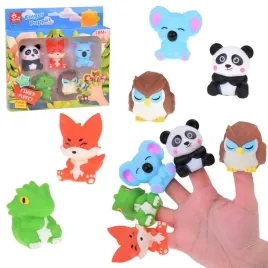 gumowe-pacynki-na-palec-zwierzatka-z-zoo-zestaw-5-figurek-za5601