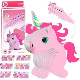 puzzle-3d-kartonowy-model-rozowy-jednorozec-diy-zrob-to-sam-za5809