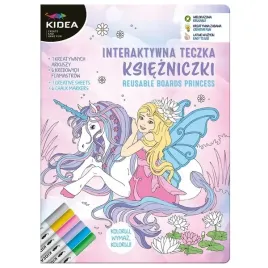 kidea-interaktywna-teczka-malego-artysty-b5-ksiezniczki