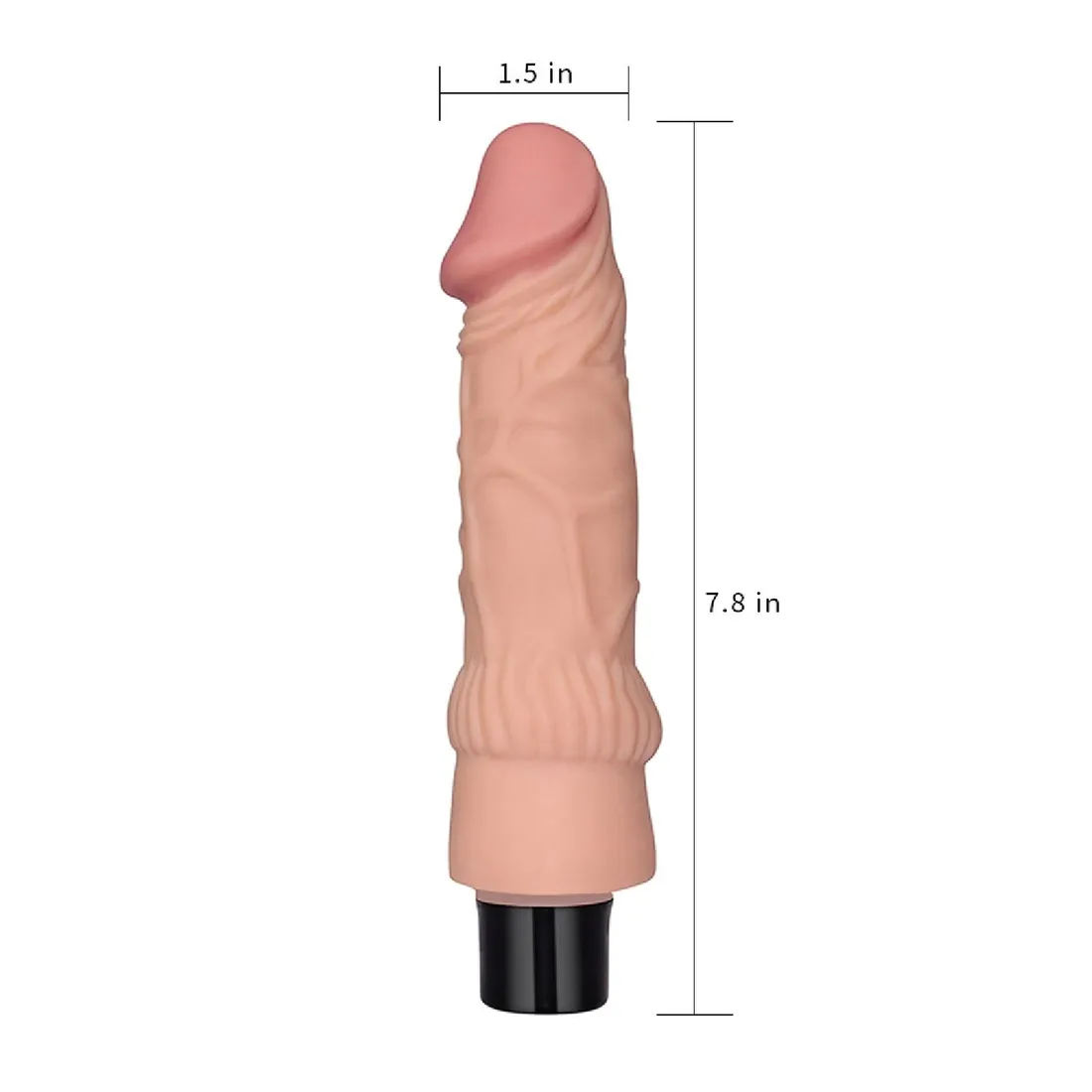 7-8-real-softee-vibrating-dildo