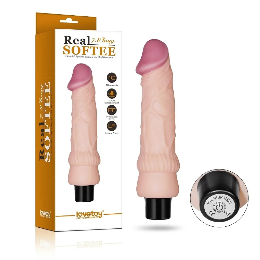 7-8-real-softee-vibrating-dildo-stan-nowy