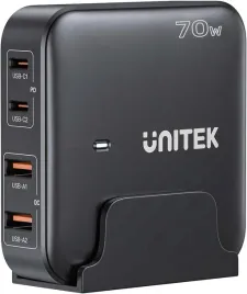 unitek-ladowarka-biurkowa-gan-70w-2xusb-a-2xusb-c