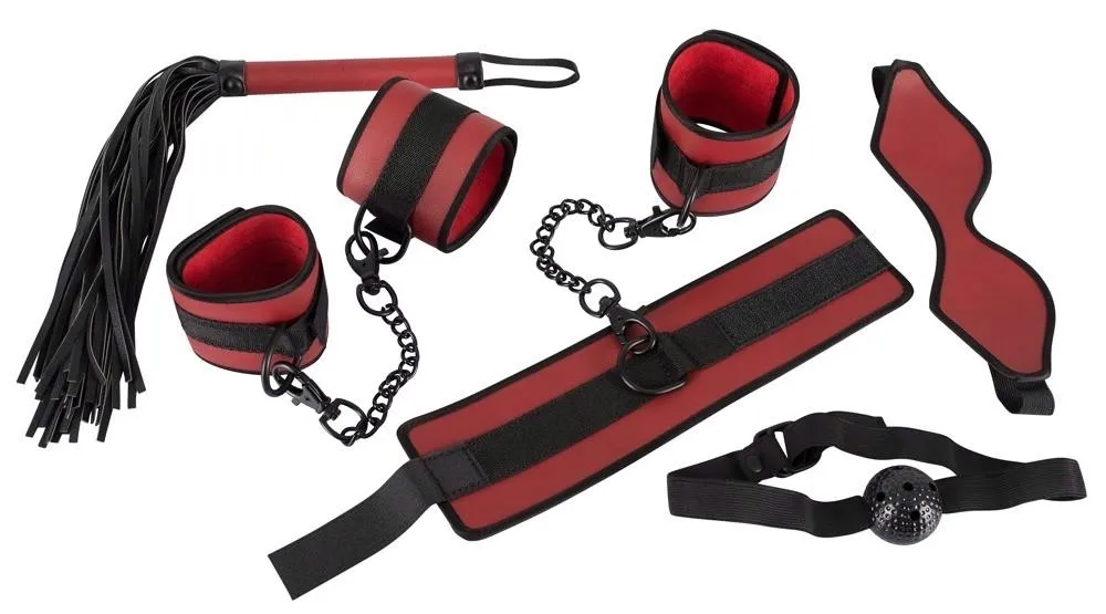 bondage-set-red-black