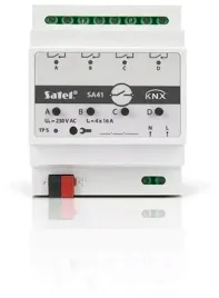 satel-knx-4-kanalowy-aktor-przelaczajacy-knx-sa41