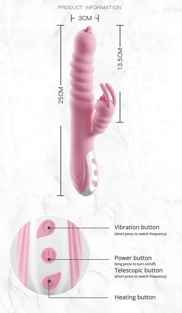 wibrator-hannah-usb-pink
