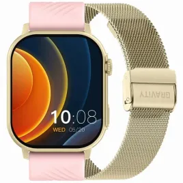 smartwatch-gravity-gt15-7-rozowy-pasek-silikonowy-zlota-bransoleta