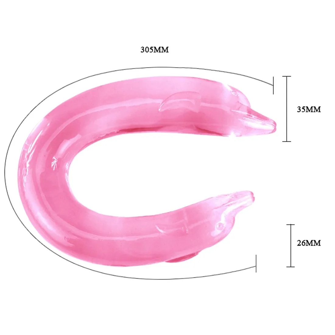 baile-double-dolphin-bendable-pink