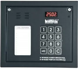 laskomex-cp-2502nr-czarny-panel-audio-z-mini-lista-lokatorow-i-z-czytnikiem