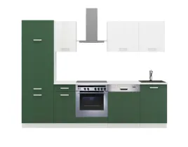 zestaw-mebli-kuchennych-toni-270-cm-zielony-bialy-blat-28mm
