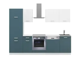 zestaw-mebli-kuchennych-toni-270-cm-niebieski-bialy-blat-28mm