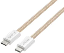 kabel-zwijany-magnetycznie-unitek-usb-c-pd-100w-bezowy-1m