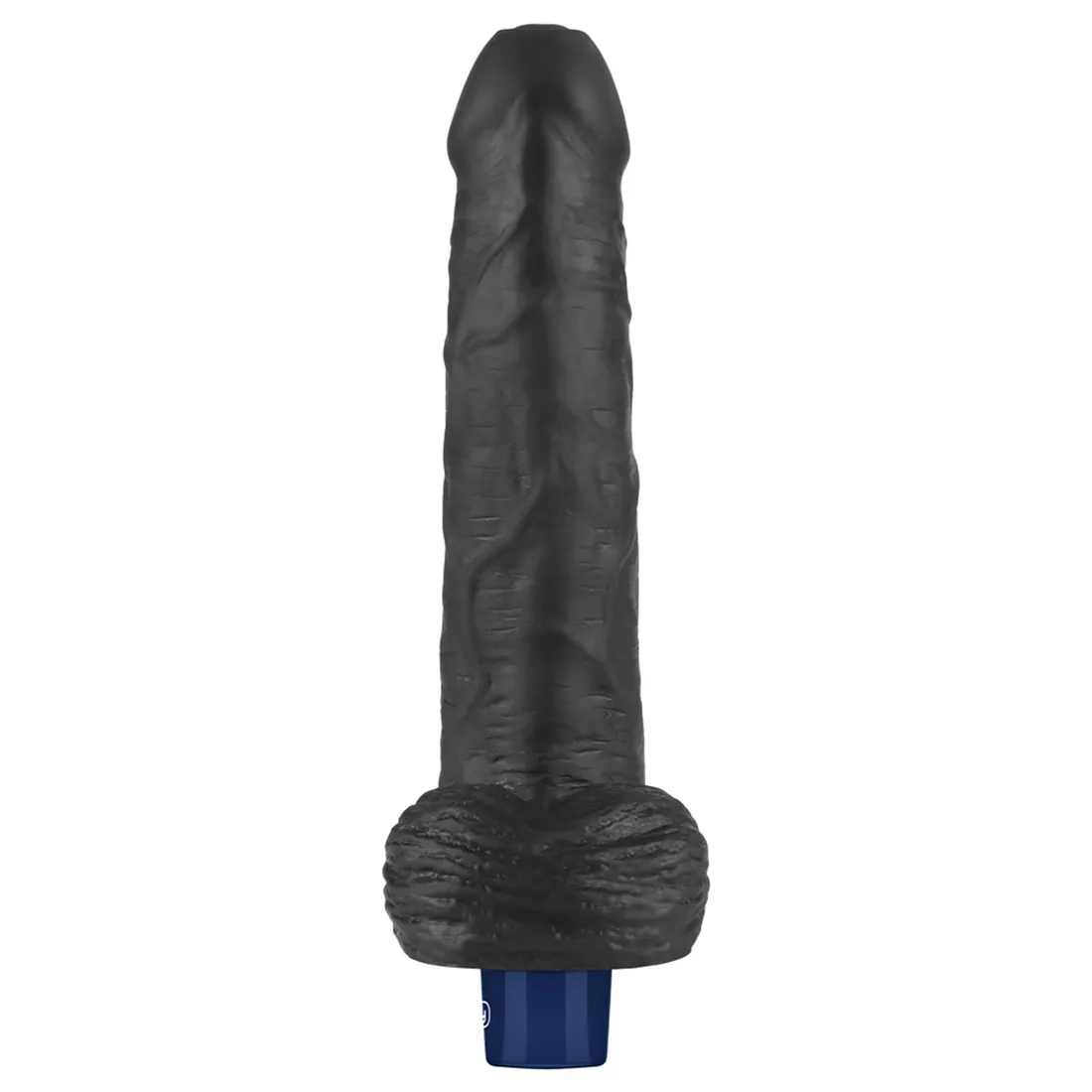 9-real-softee-rechargeable-tpe-vibrating-dildo-black